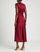 Sandro Womens Maxi dress Burgundy