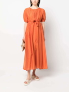 MAX MARA - Cotton And Silk Blend Midi Dress