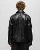 Helmut Lang Leather Jkt.Veg Anti Black - Mens - Coats|Overshirts