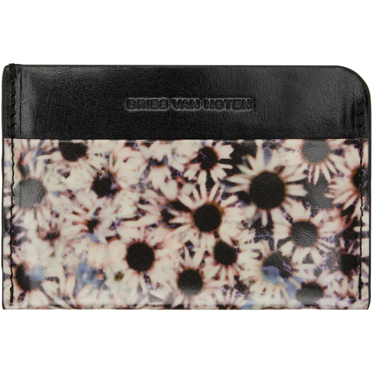 Dries Van Noten Grey Line Zip Around Wallet Dries Van Noten