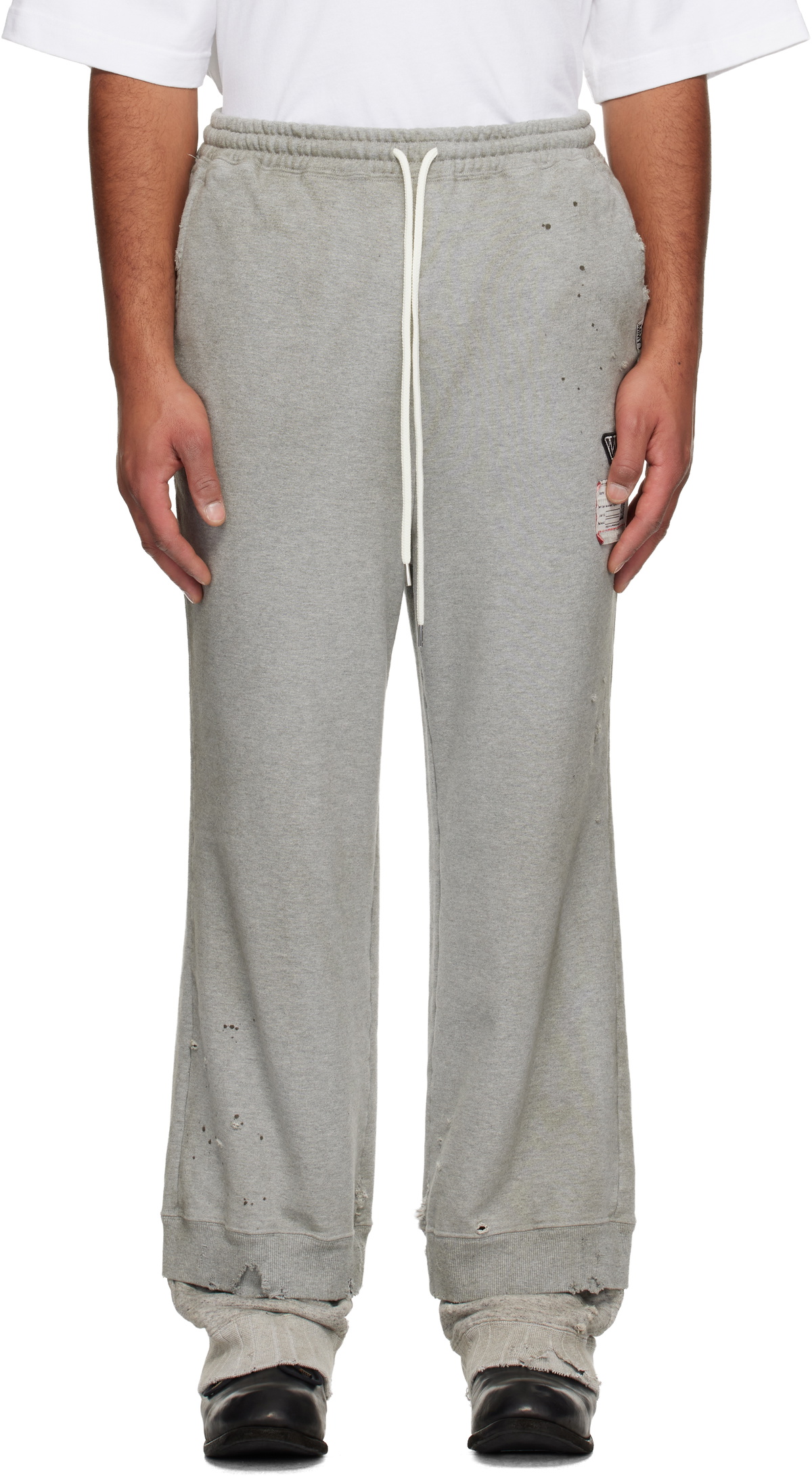 Maison MIHARA YASUHIRO Gray Layered Sweatpants