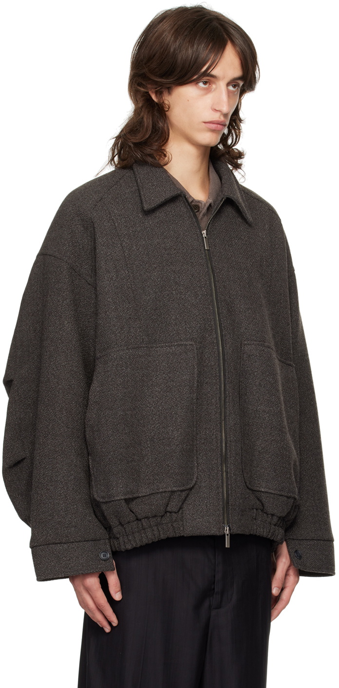 The Frankie Shop Gray Felix Jacket The Frankie Shop