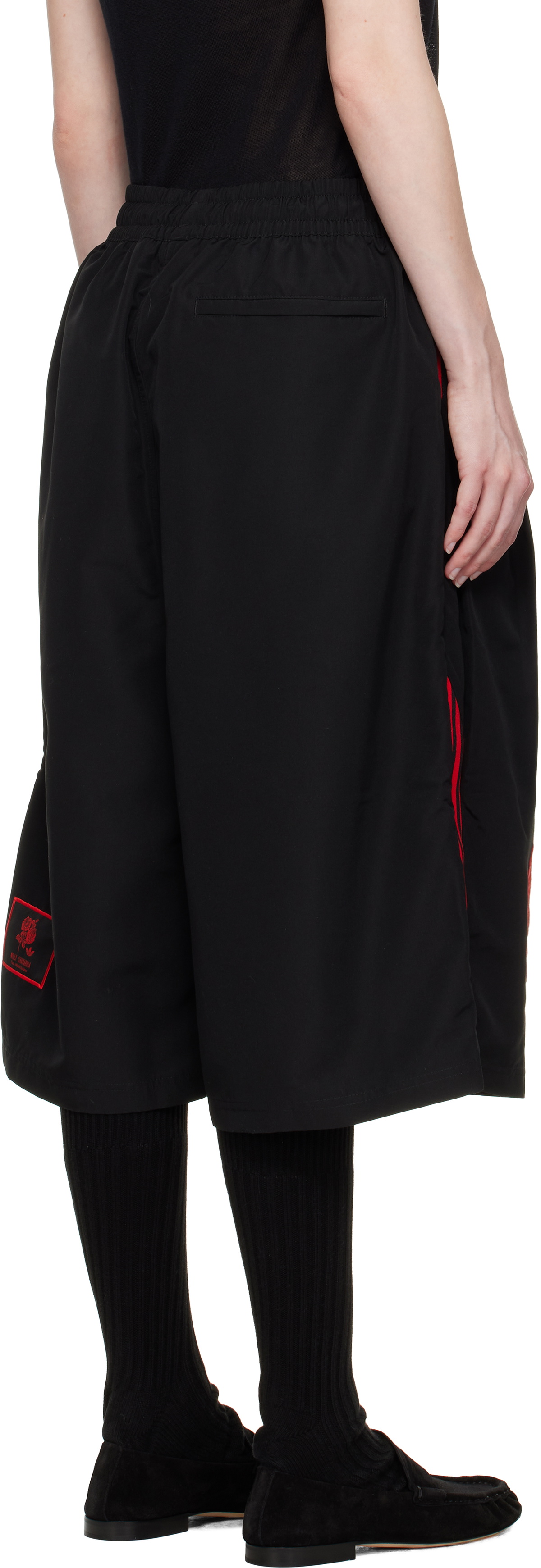 WILLY CHAVARRIA Black adidas Originals Edition Long Shorts