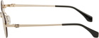 Palm Angels Gold Crystal Sunglasses