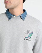 Kangol Mens Sweatshirt Light in Grey