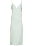 Rohe Lace-trim Silk Midi Slip Dress Light Blue