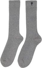 AMI Paris Three-Pack Multicolor Ami De Coeur Socks