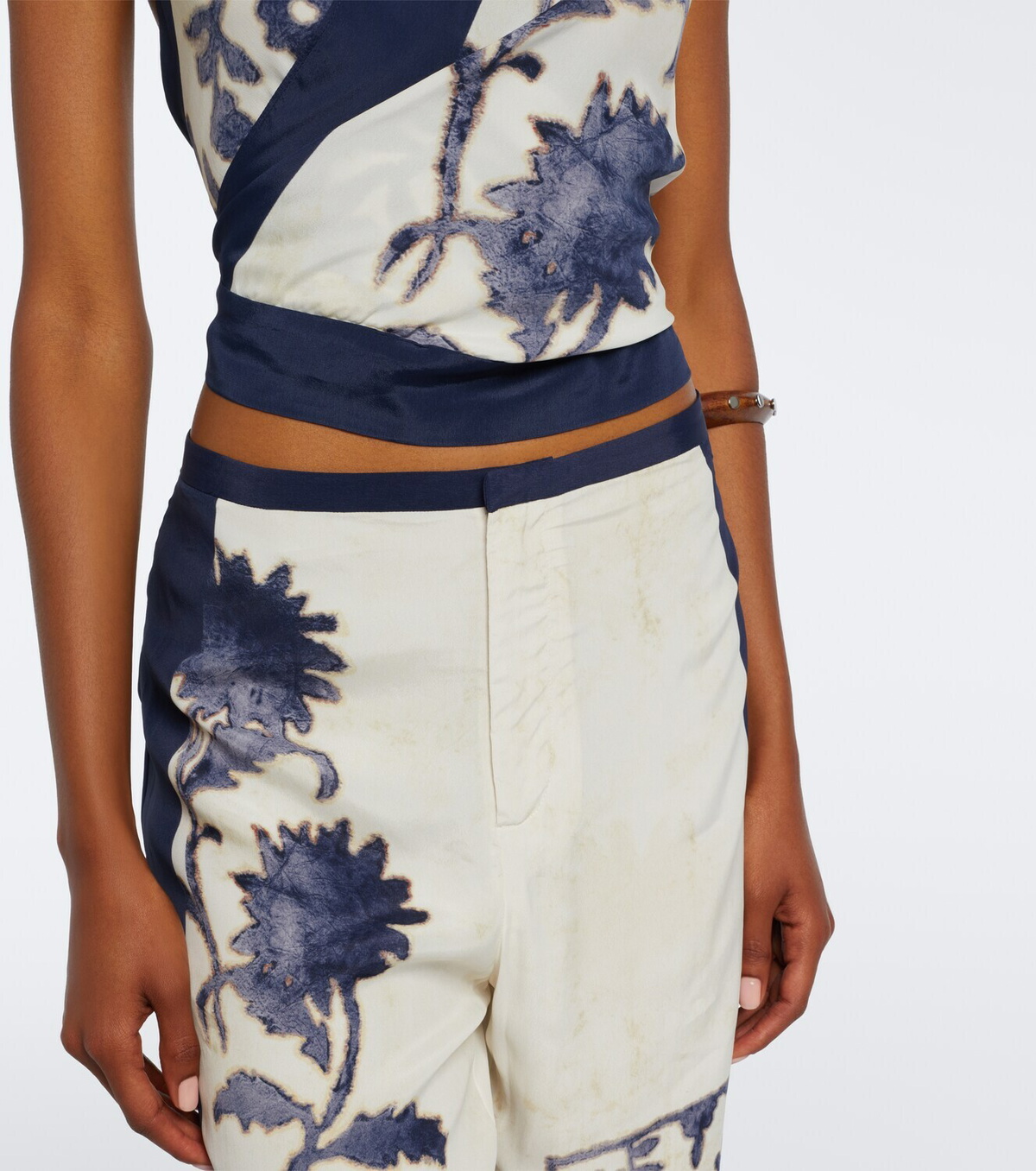 SIR Phillipa floral wide-leg pants