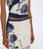 SIR Phillipa floral wide-leg pants