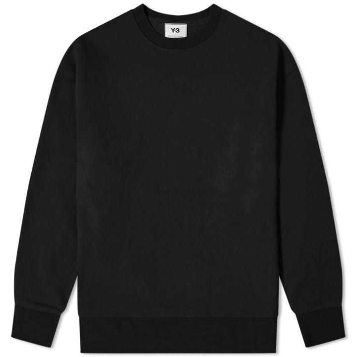 Photo: Y-3 3-Stripe Terry Crew Sweat