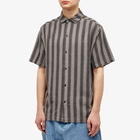 Butter Goods Men's Terrace Short Sleeve Shirt in Black/Grey