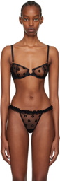 Le Petit Trou Black Bow Bra