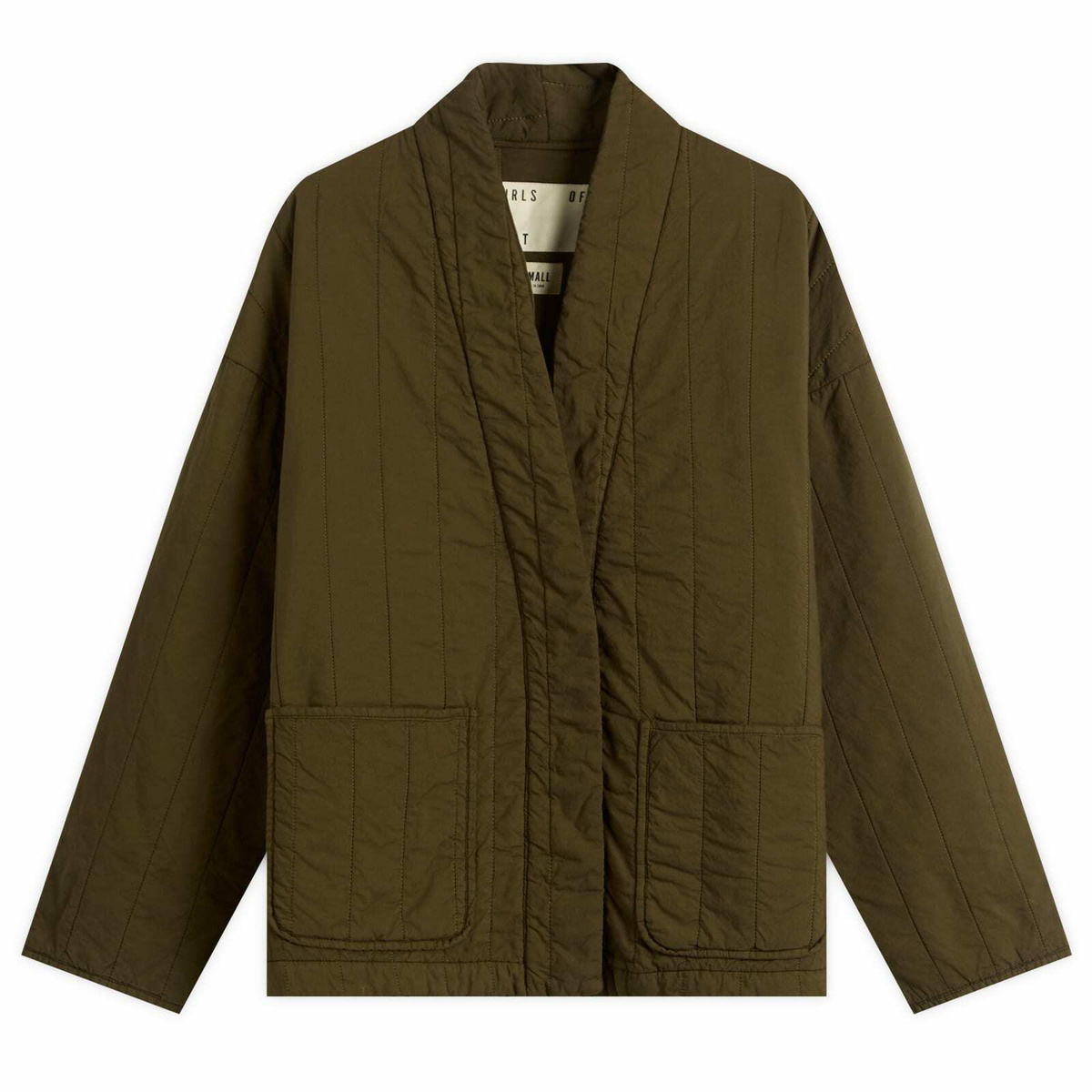 Girls of Dust Women's Edo Quilted Jacket in Java Brown