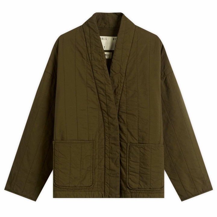 Photo: Girls of Dust Women's Edo Quilted Jacket in Java Brown