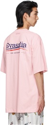 VETEMENTS Pink 'Gvasalia' T-Shirt