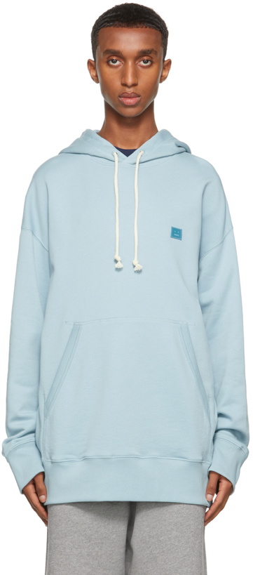 Photo: Acne Studios Blue French Terry Hoodie