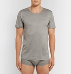 Zimmerli - Mélange Sea Island Cotton-Jersey T-Shirt - Men - Gray