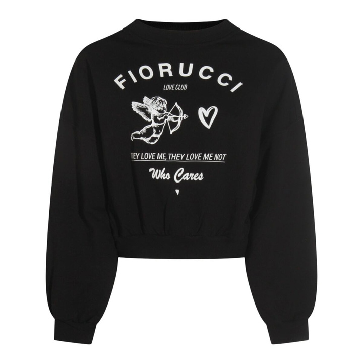 Photo: Fiorucci Black Cotton Sweatshirt