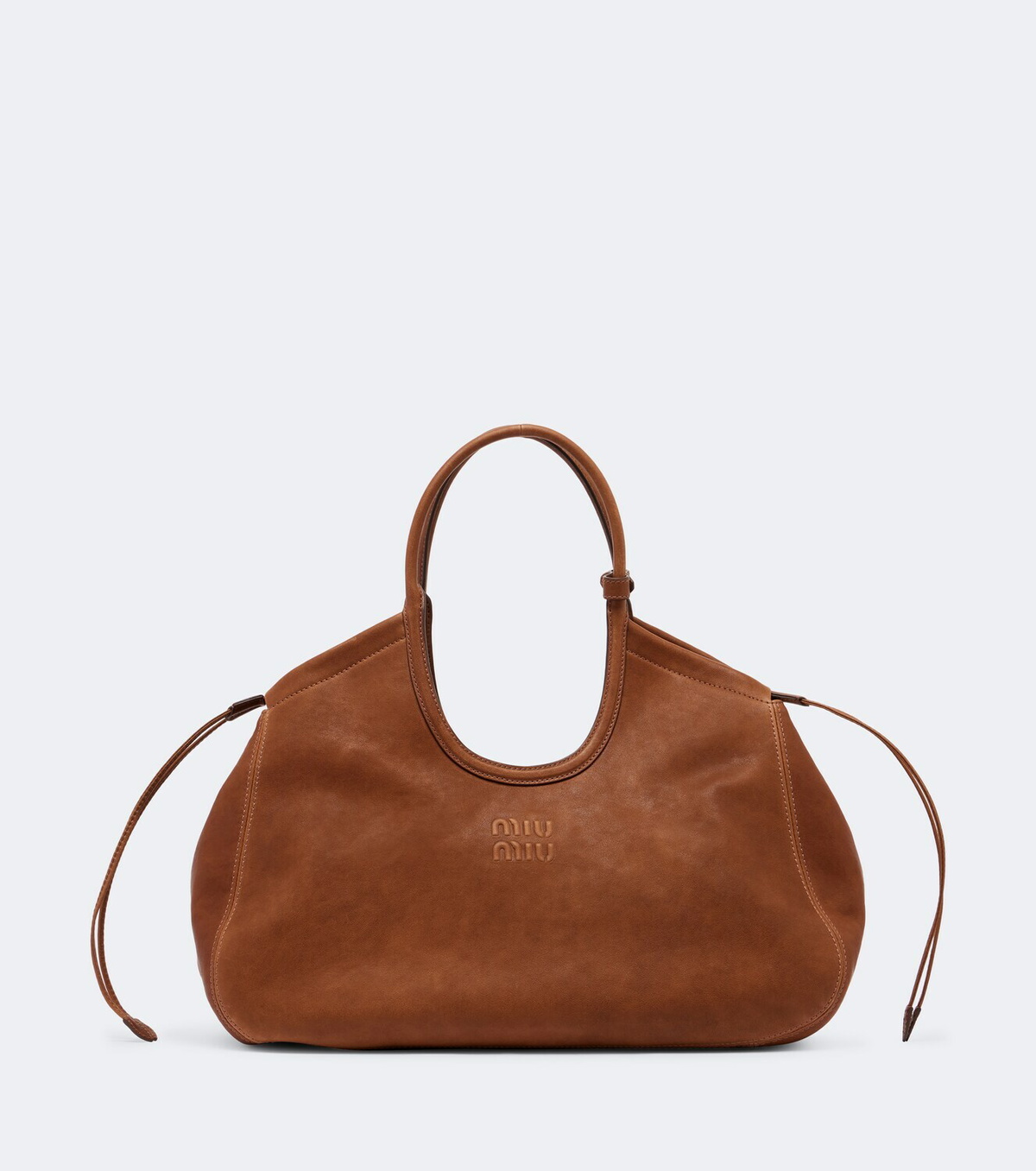 Miu Miu Ivy leather tote bag