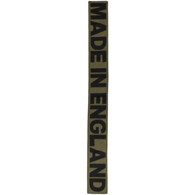 Ports 1961 Brown and Black Made in England Scarf