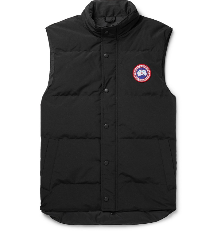 Photo: Canada Goose - Garson Slim-Fit Quilted Shell Down Gilet - Black