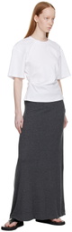 LVIR White Tucked T-Shirt