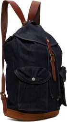 RRL Indigo Denim Backpack