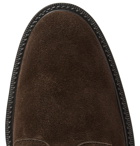 Tod's - Suede Derby Shoes - Men - Dark brown
