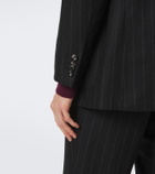 Kiton Pinstriped wool and cashmere suit