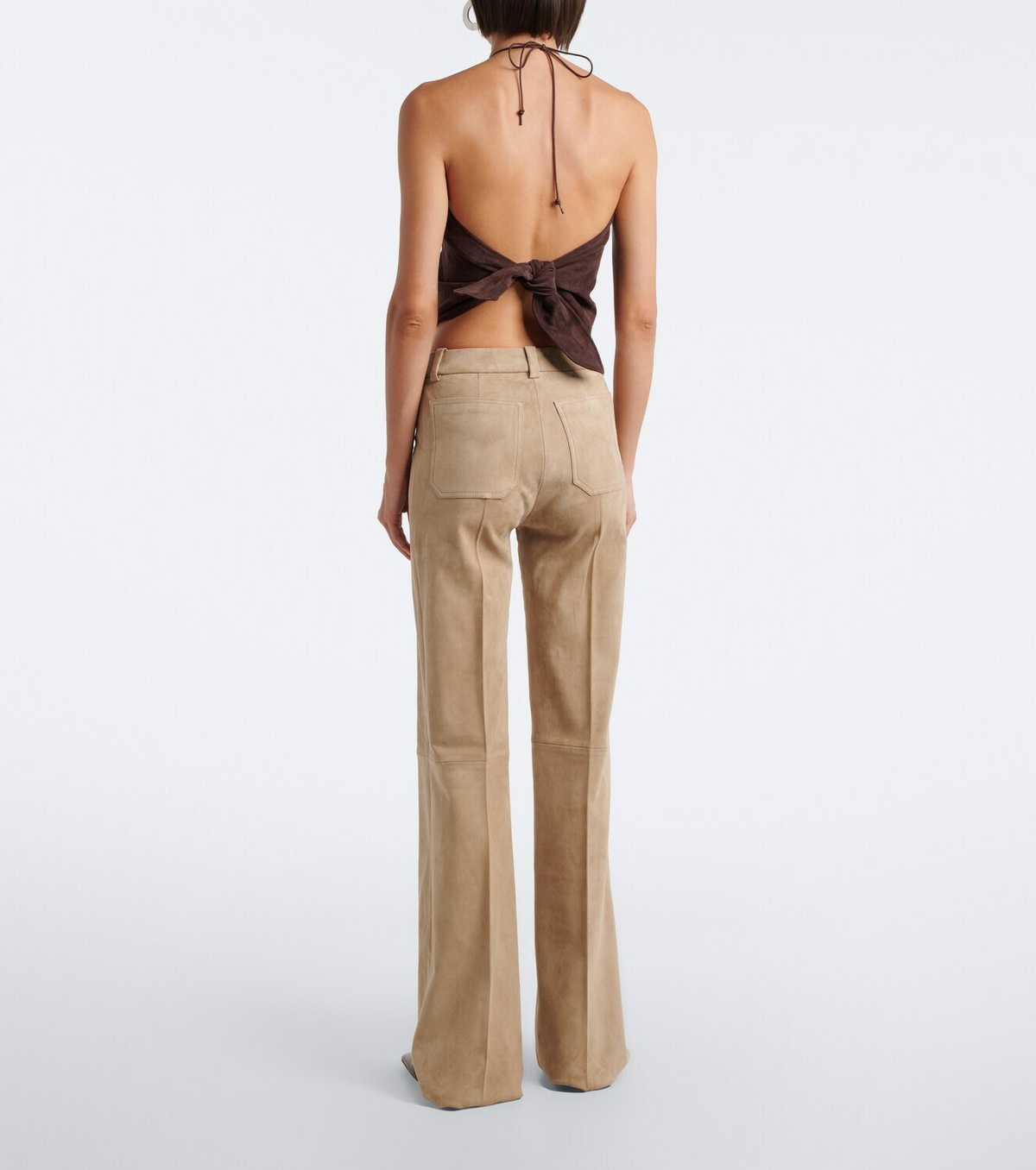 Stouls Lizzy suede bootcut pants
