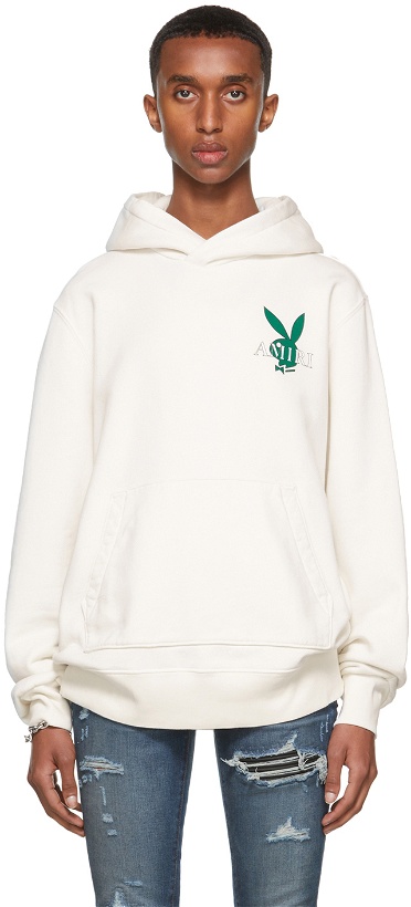 Photo: AMIRI Off-White Playboy Edition Cover Bunny Hoodie