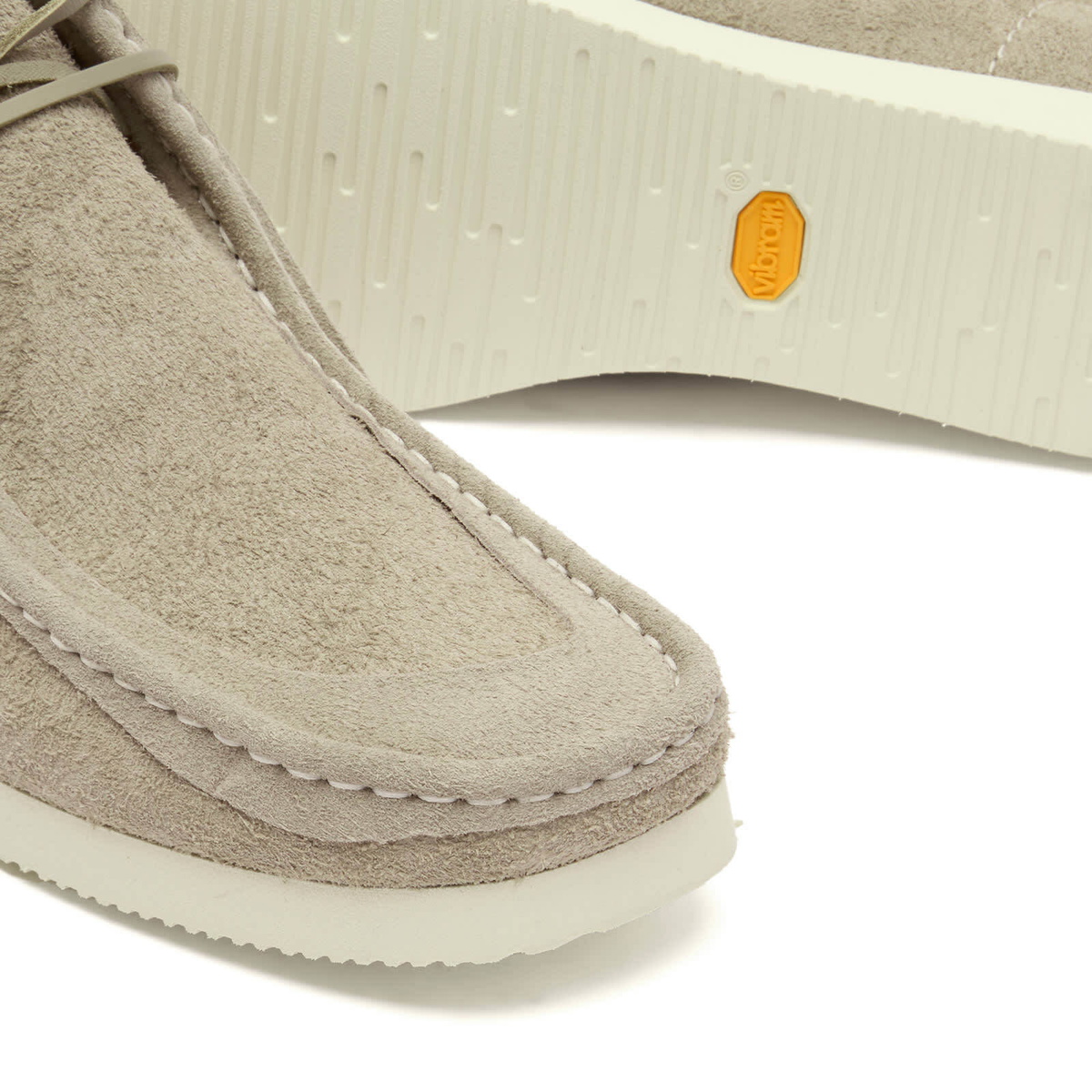 Clarks Originals Men's x Invincible Wallabee Boot in Taupe Combi