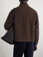 A.PRESSE - Wool, Silk and Cashmere-Blend Jacket - Brown