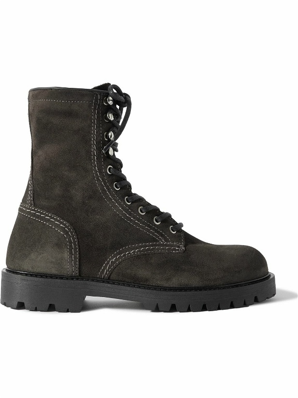 Photo: Belstaff - Marshall Suede Boots - Gray