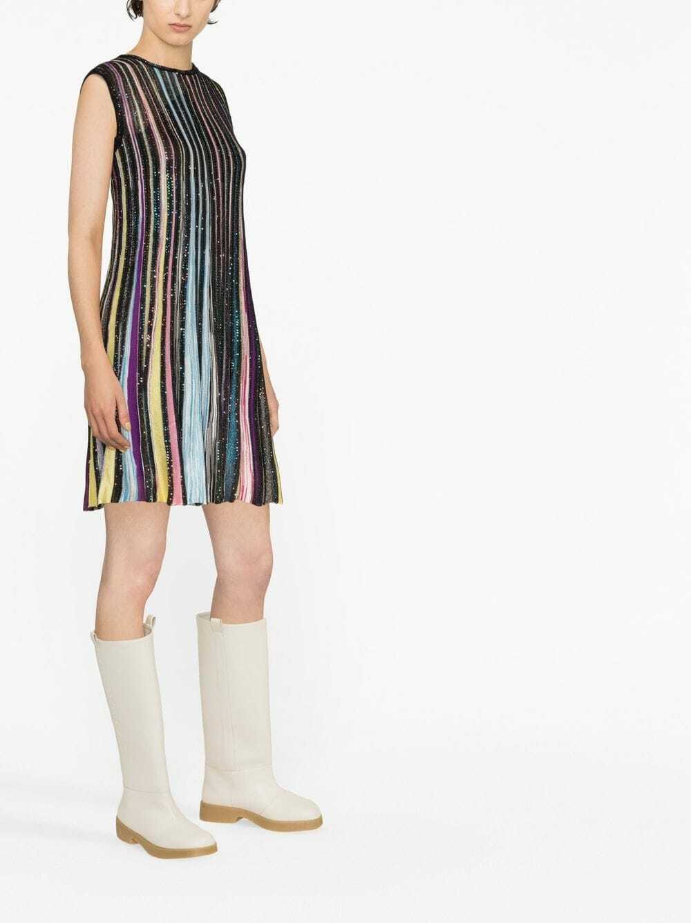 missoni pleated dress Missoni, Striped lam maxi dress, Women, Multicolor, US 2, Dresses, Materialmix