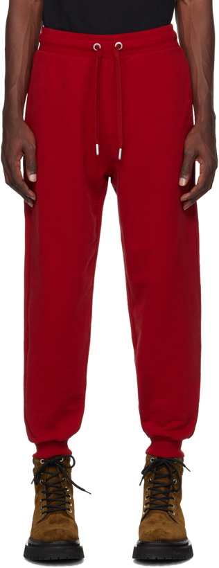 Photo: AMI Paris Red Ami de Cœur Lounge Pants