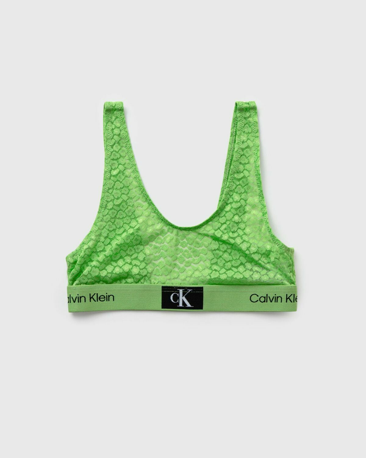 Calvin Klein Underwear Wmns Unlined Bralette Green - Womens