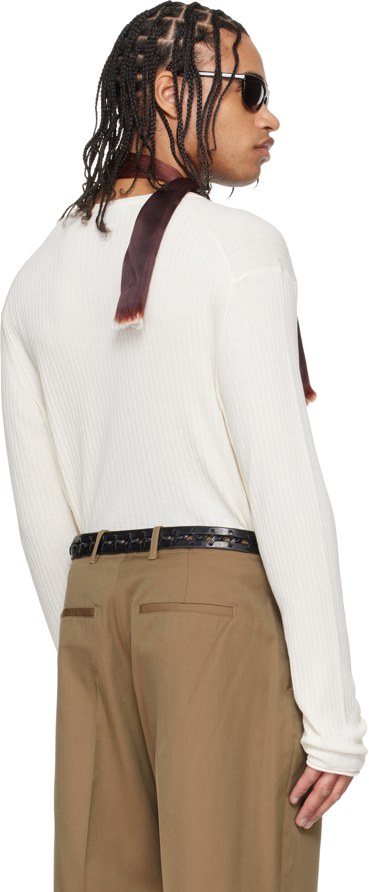 OUR LEGACY Off-White Fine Henley Our Legacy