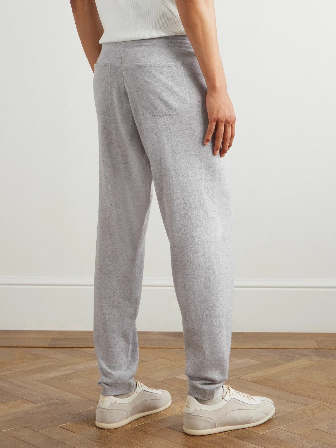 Eleventy - Tapered Cashmere Sweatpants - Gray