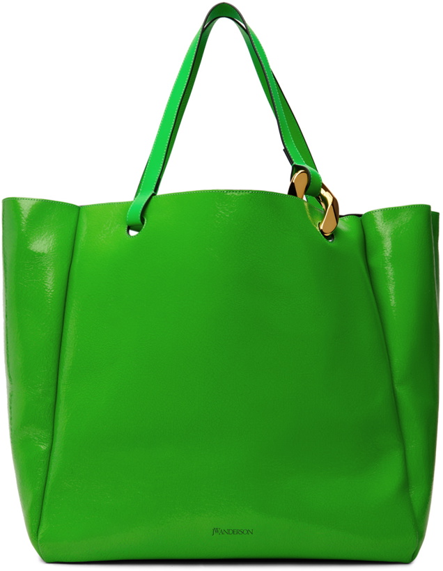 Photo: JW Anderson Green XL Corner Tote