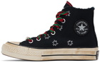 Converse Black Barriers Edition Chuck 70 Hi Sneakers