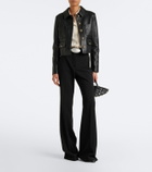 Altuzarra Oval Plaque suede belt