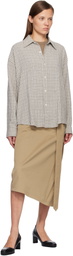mfpen Gray Button Down Shirt