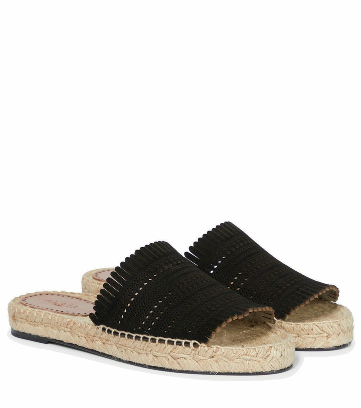 Photo: Alaïa Suede espadrilles