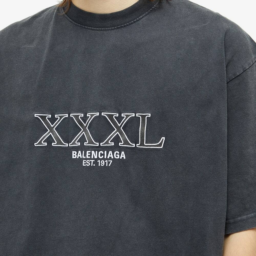 Bemiddelen Smeren Extreem Balenciaga Men's Oversized XXXL T-Shirt in Black/White Balenciaga