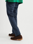 Incotex - Venezia 1951 Slim-Fit Straight-Leg Checked Flannel Trousers - Blue