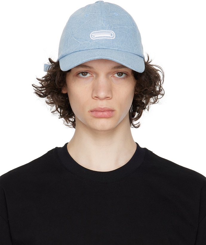 Photo: Solid Homme Blue Embroidered Cap