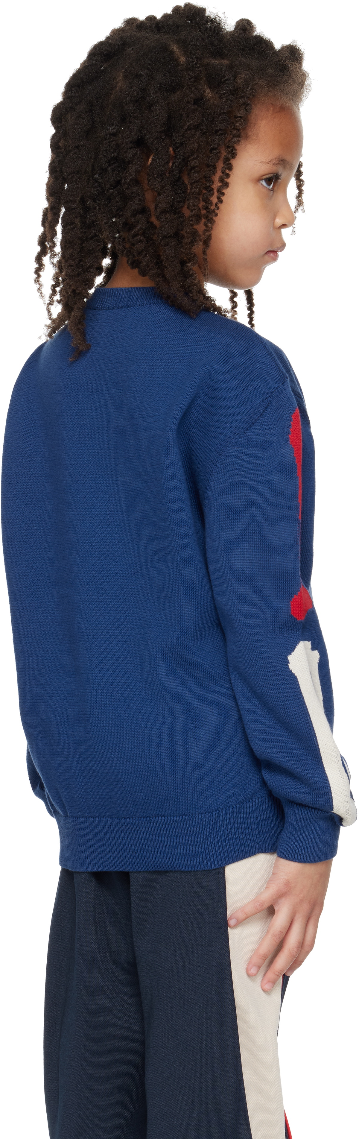 AMIRI Kids Navy Bones Sweater