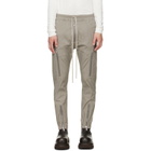 Rick Owens Gray Tower Heizer Cargo Pants