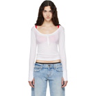 Raimundo Langlois White Long Sleeve Henley